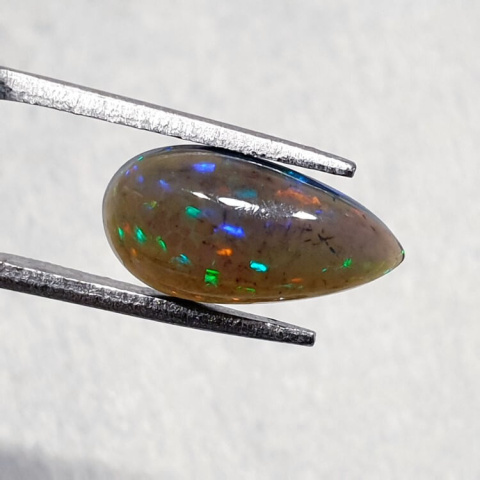 Czarny Opal Etiopski 14x7 mm nr 265