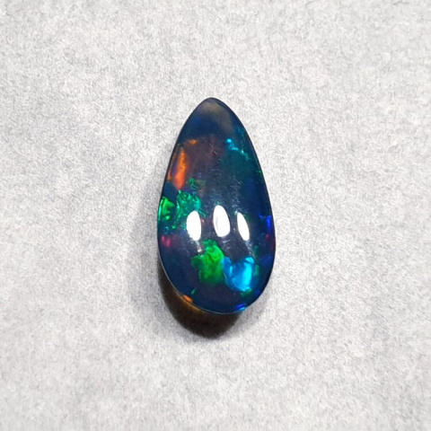 Czarny Opal Etiopski 14x7 mm nr 265