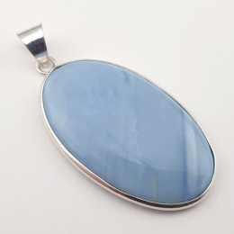 Opal niebieski zawieszka 45x28 mm nr 47