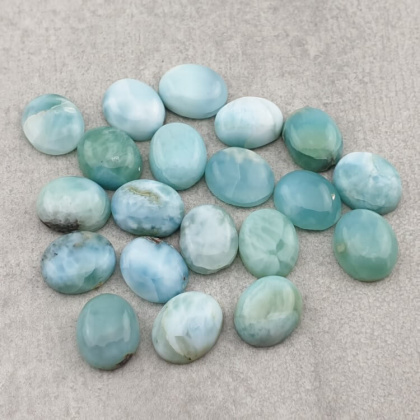 Larimar kaboszon 11x9 mm 1 szt