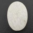 Skolecyt biały kaboszon 3,4x2,4 cm nr 12