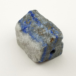 Lapis lazuli bryłka z dziurką 19x18 mm nr 11