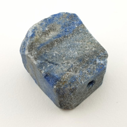Lapis lazuli bryłka z dziurką 20x19 mm nr 1