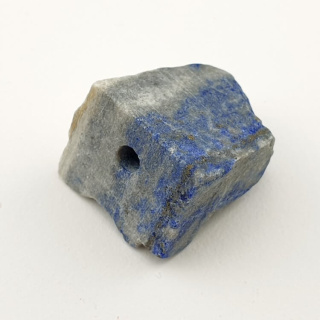 Lapis lazuli bryłka z dziurką 21x18 mm nr 25