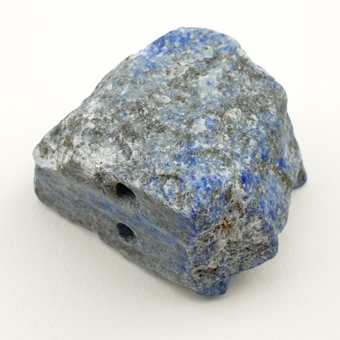 Lapis lazuli bryłka z dziurką 30x23 mm nr 19