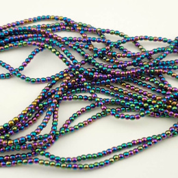 Hematyt multicolor kula 2 mm sznur