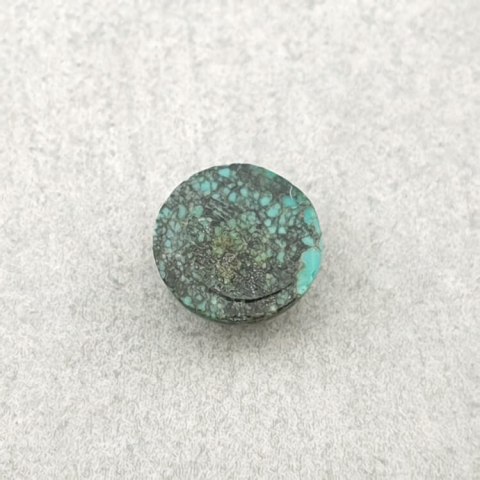 Turkus tybetański kaboszon fi 8 mm nr 75