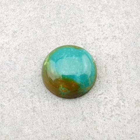 Tibetan turquoise cabochon dia. 9 mm no 22
