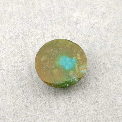 Tibetan turquoise cabochon dia. 9 mm no 22