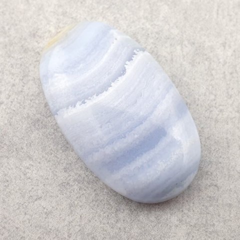 Agat blue lace kaboszon 24x14 mm nr 59