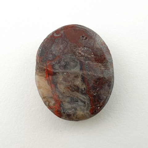 Agat koronkowy kaboszon 22x18 mm nr 219