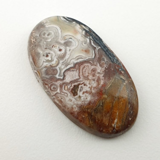 Agat koronkowy kaboszon 30x17 mm nr 204