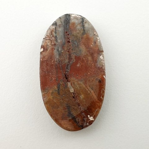 Agat koronkowy kaboszon 30x17 mm nr 204