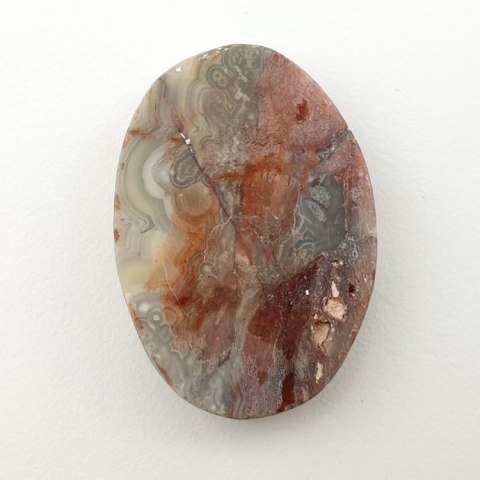 Agat koronkowy kaboszon 32x22 mm nr 180