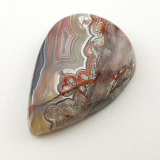 Agat koronkowy kaboszon 32x22 mm nr 200