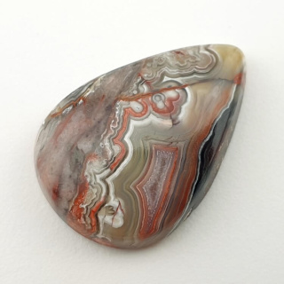 Agat koronkowy kaboszon 32x22 mm nr 200