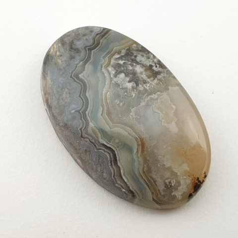 Agat koronkowy kaboszon 33x21 mm nr 201