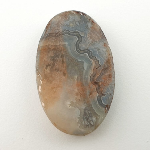 Agat koronkowy kaboszon 33x21 mm nr 201