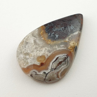 Agat koronkowy kaboszon 33x22 mm nr 181