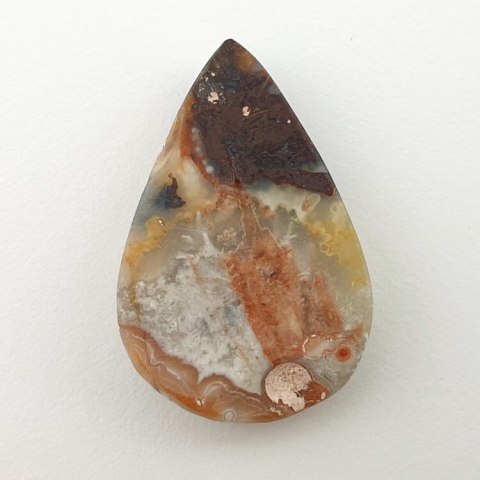 Agat koronkowy kaboszon 33x22 mm nr 181