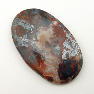 Agat koronkowy kaboszon 36x22 mm nr 169