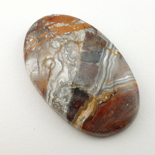 Agat koronkowy kaboszon 36x23 mm nr 211