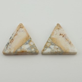 Jaspis Maligano para kaboszonów 2,2x2,3 cm nr 1