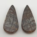 Jaspis Outback para kaboszonów 3,1x1,5 cm nr 2