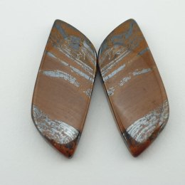 Tygrysie żelazo para kaboszonów 3,1x1,2 cm nr 3
