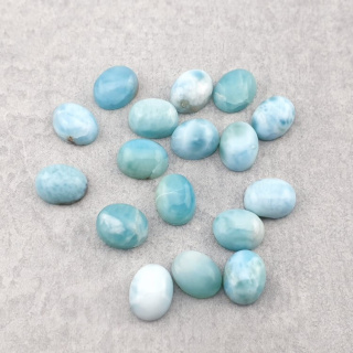 Larimar kaboszon 9x7 mm 1 szt