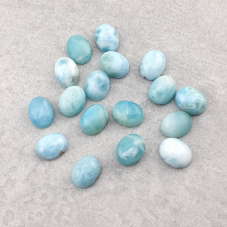 Larimar kaboszon 9x7 mm 1 szt