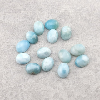 Larimar kaboszon 8x6 mm 1 szt