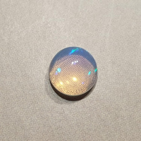 Opal z Etiopii kaboszon fi 7 mm nr 434