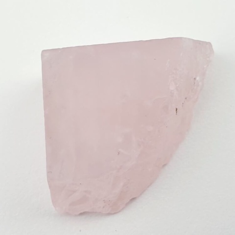 Kwarc różowy cięty surowy 25x23 mm nr 74