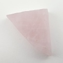 Kwarc różowy cięty surowy 26x23 mm nr 17