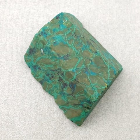 Chryzokola cięta surowa 22x19 mm nr 15