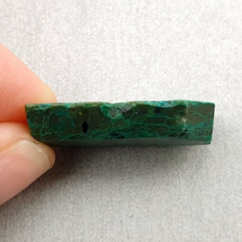 Chryzokola cięta surowa 23x18 mm nr 4