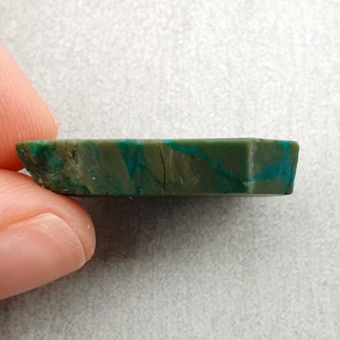 Chryzokola cięta surowa 25x20 mm nr 59