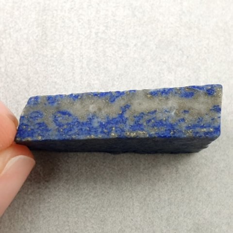 Lapis lazuli cięty surowy 27x15 mm nr 4