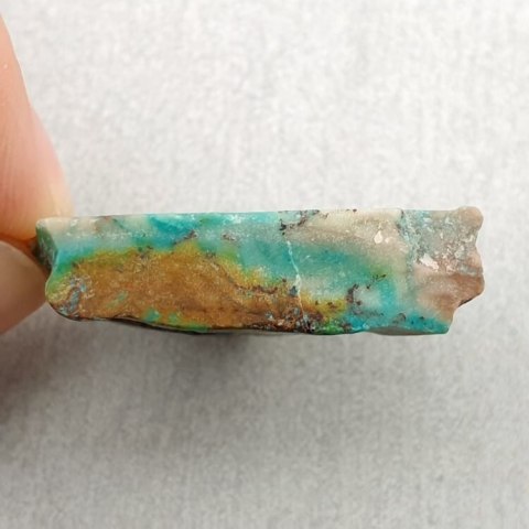 Chryzokola z azurytem cięta surowa 26x22 mm nr 24