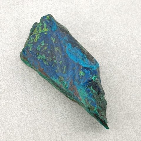 Chryzokola z azurytem cięta surowa 35x14 mm nr 8