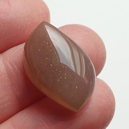 Kamień księżycowy kaboszon 2,2x1,3 cm nr 539