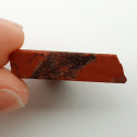 Jaspis czerwony cięty surowy 22x14 mm nr 85