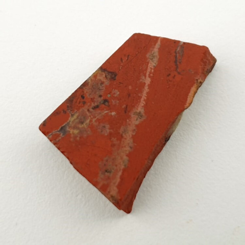 Jaspis czerwony cięty surowy 22x15 mm nr 98