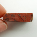 Jaspis czerwony cięty surowy 23x19 mm nr 34