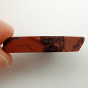 Jaspis czerwony cięty surowy 25x20 mm nr 60