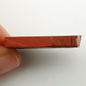 Jaspis czerwony cięty surowy 26x21 mm nr 4