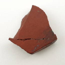 Jaspis czerwony cięty surowy 27x22 mm nr 86