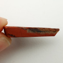 Jaspis czerwony cięty surowy 30x21 mm nr 52