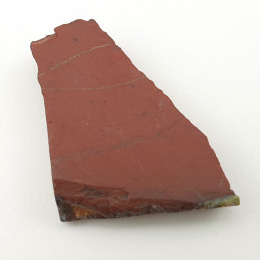Jaspis czerwony cięty surowy 31x27 mm nr 14